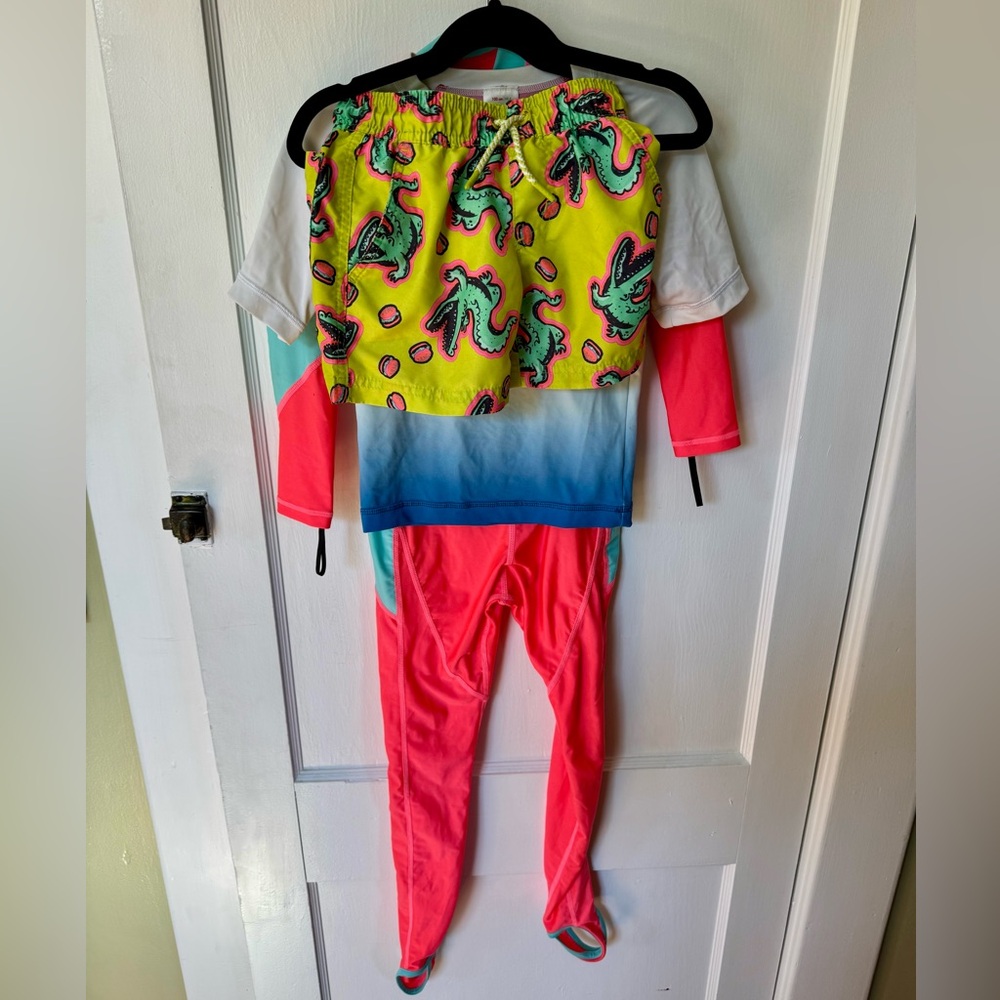 Kids swim bundle - trunks, swim shirt, full body suit